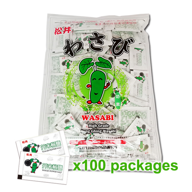 Wasabi Pepper Salt Convenient Package 3g