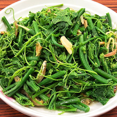 小魚乾龍鬚菜