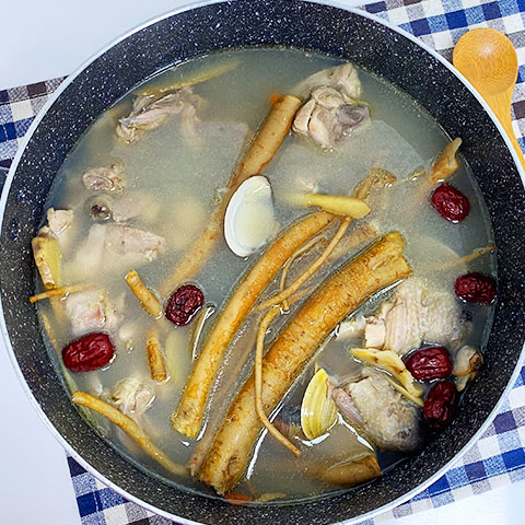山葵蛤蜊雞湯